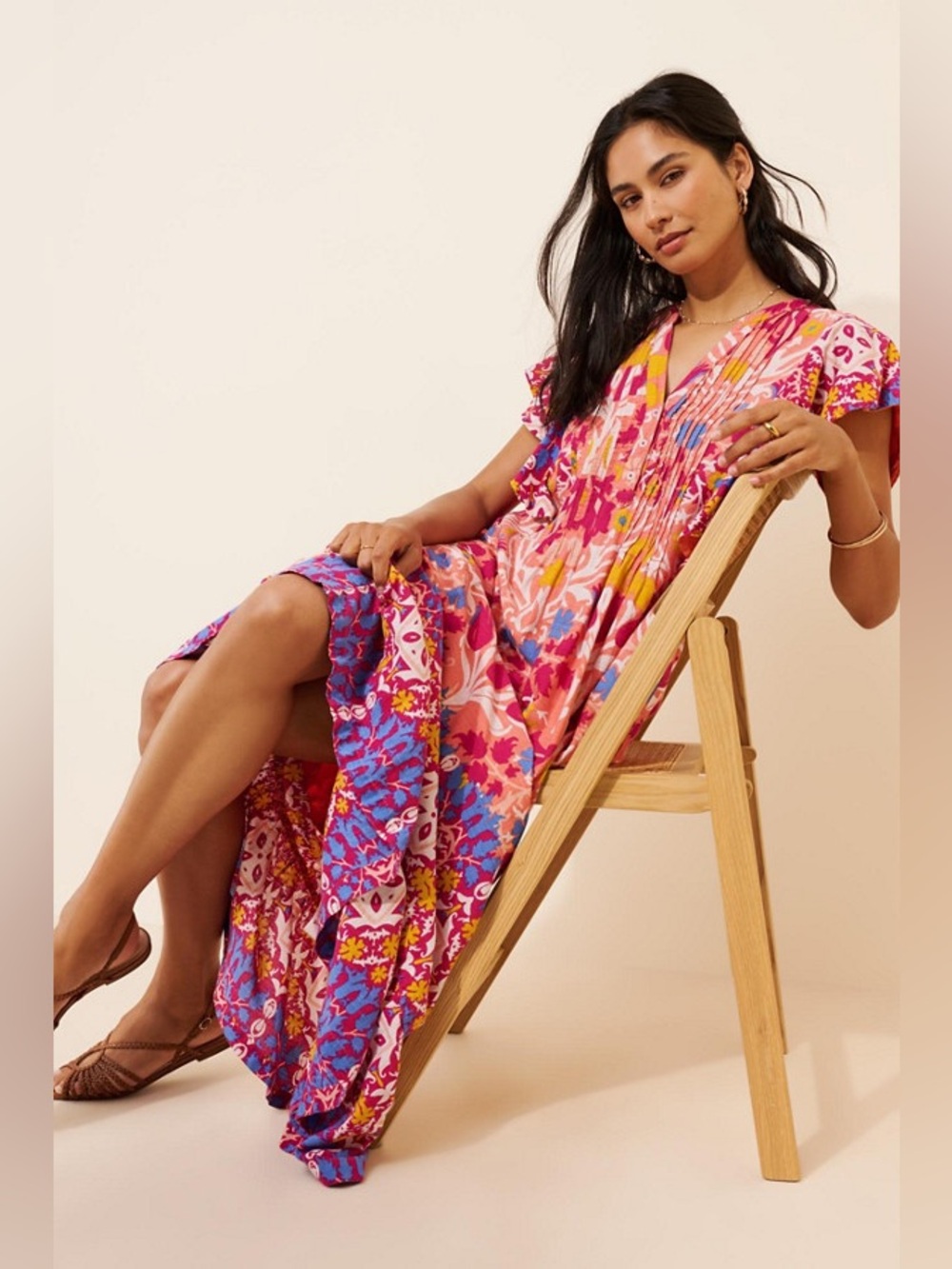 Maeve by Anthropologie Cassandra Maxi Dress in size Medium